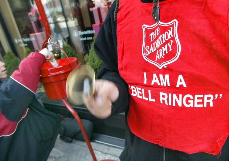 Salvation Army bell ringer