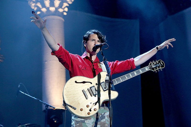 NEW YORK, NY - JUNE 08: Musician Ezra Koenig of Vampire Weekend performs during the 2014 Governors Ball Music Festival at Randall's Island on June 8, 2014 in New York City. (Photo by Paul Zimmerman/Getty Images)