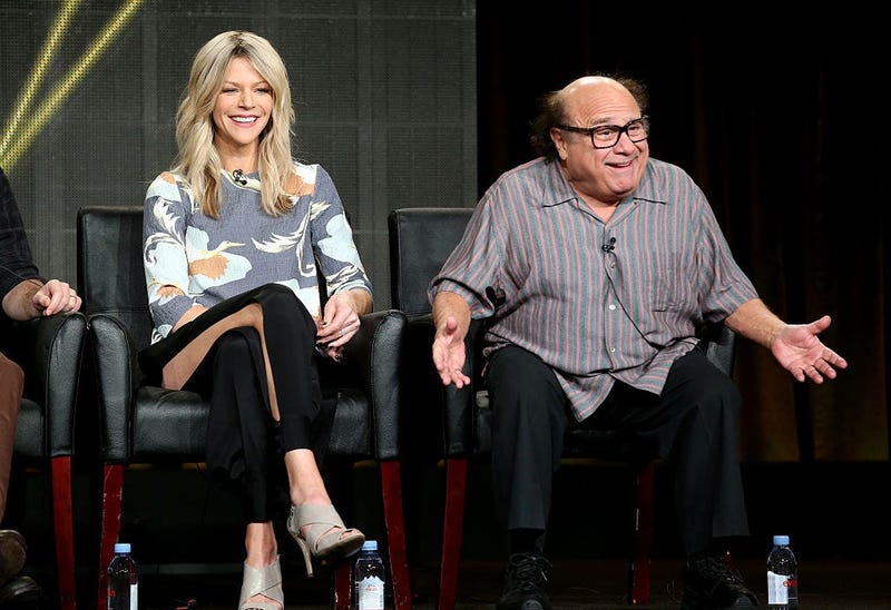 Kaitlin Olson and Danny DeVito 