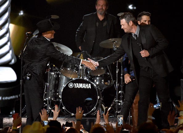 King George and Blake Shelton