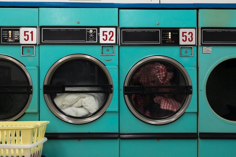 Laundromat, Dryers, Clothes
