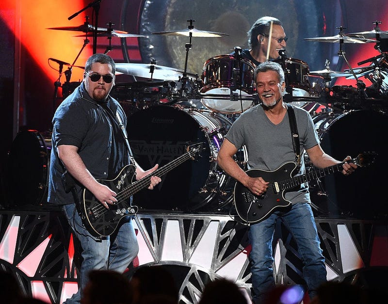 Eddie and Wolfgang Van Halen