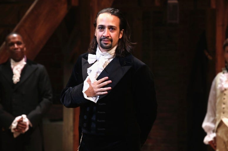 Hamilton coming to Disney+