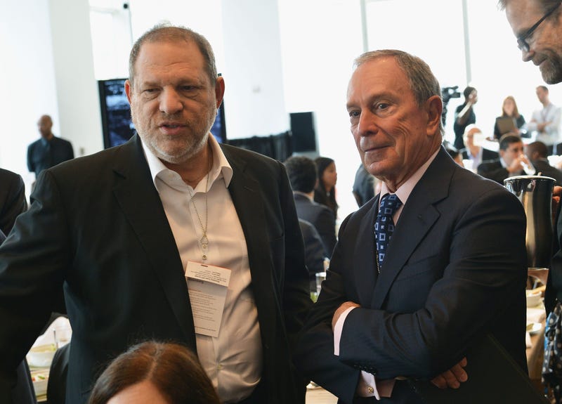 Michael Bloomberg and Harvey Weinstein