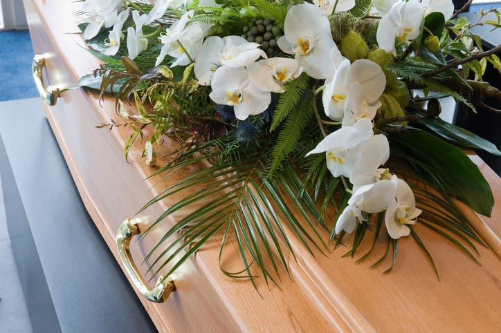 Funeral Home, Coffin