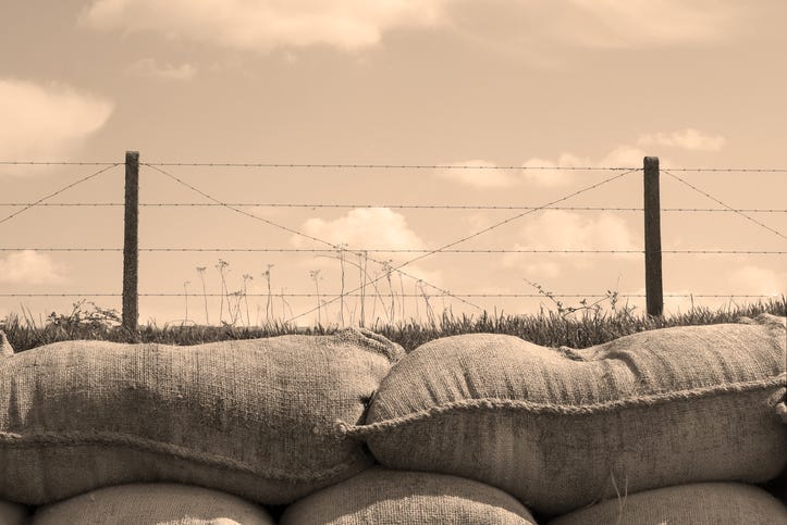 war trench
