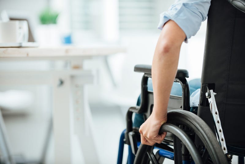person in wheelchair