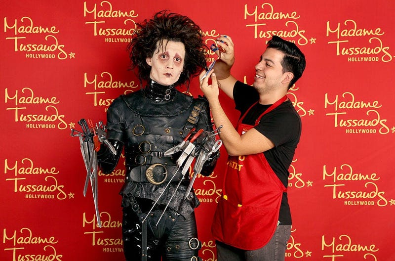 Edward Scissorhands wax figure