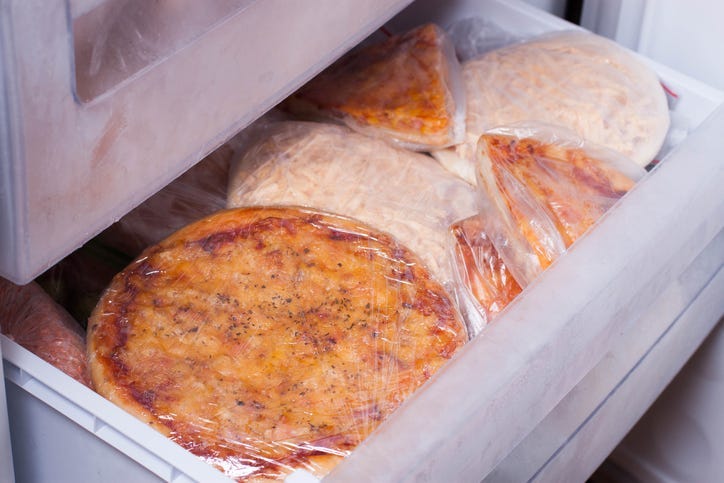frozen pizza
