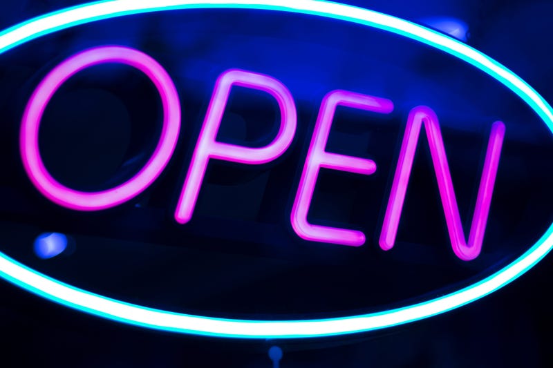 Open sign