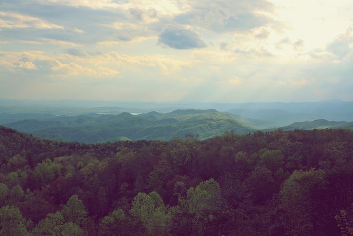 View from Sassafras Mountain - Getty Images