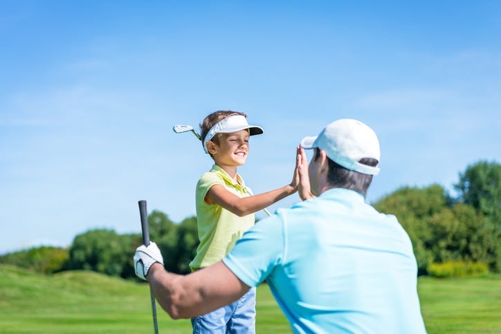 boy golfer