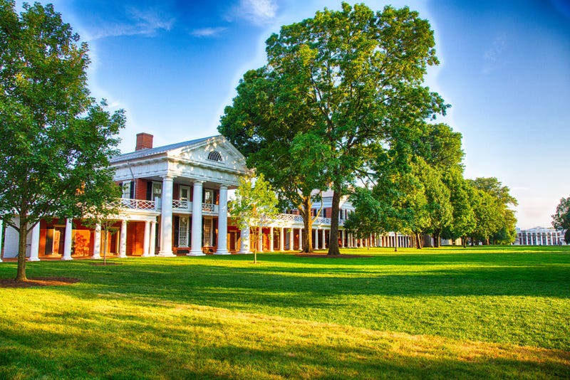 UVA Campus sunset