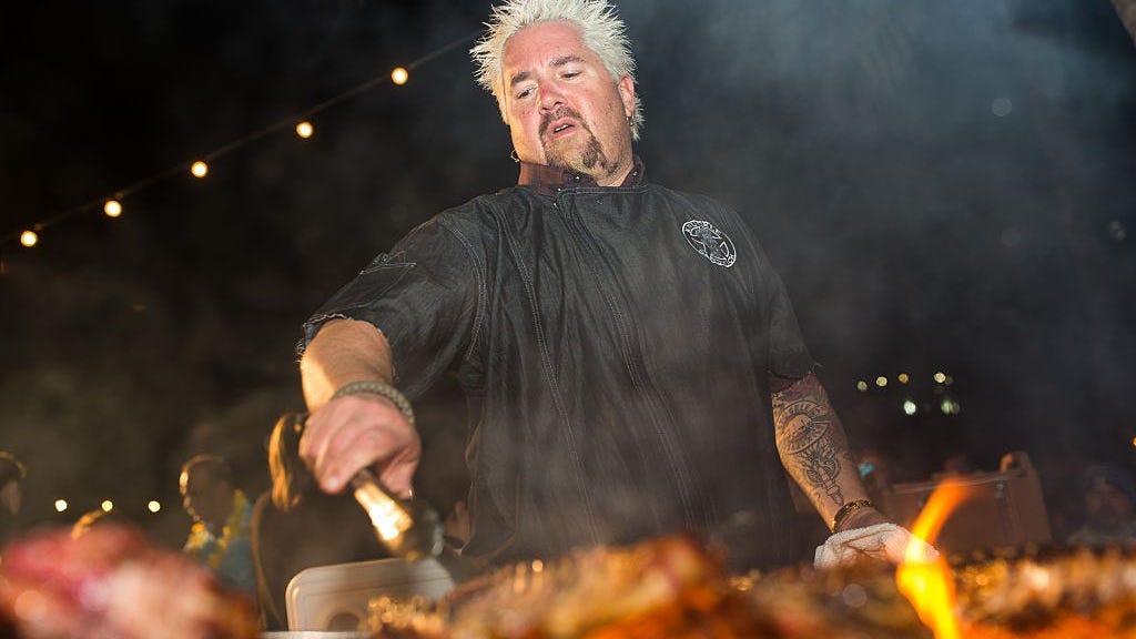 Guy Fieri cooks up meals for first responders fighting North Bay's Glass Fire