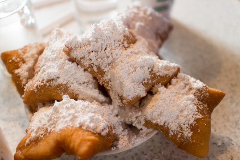 French Beignet, Powdered Sugar