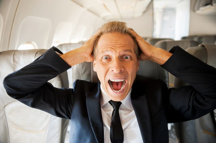 Upset on a Plane