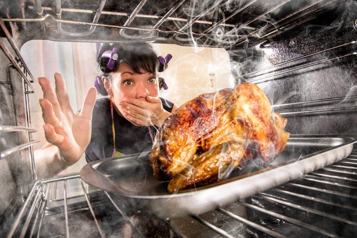 Burned Turkey