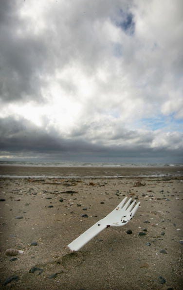 Plastic fork