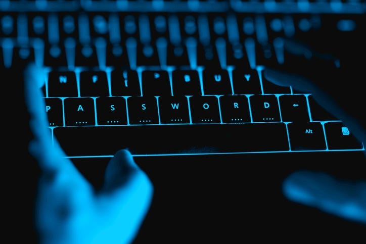 Computer Keyboard, Hackers, Email 