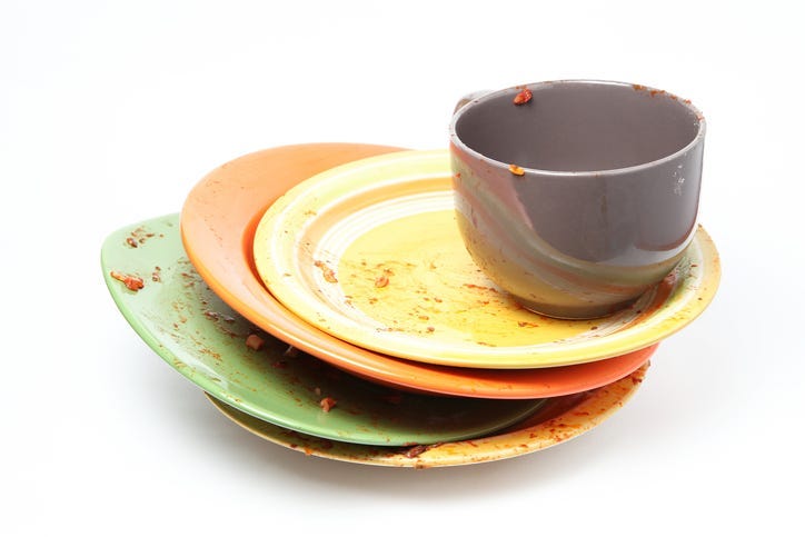 dirty dishes
