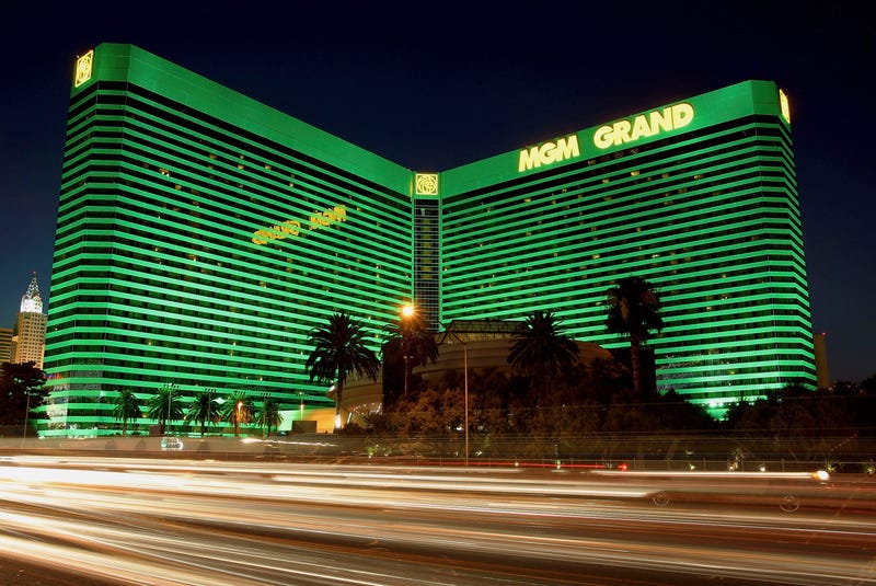 Exterior photo of the MGM Grand Hotel/Casino June 30, 2005 in Las Vegas, Nevada