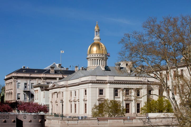 New Jersey capitol. 