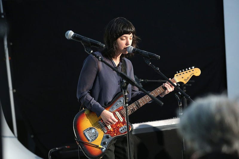 NEW YORK, NY - MAY 22: Musician Sharon Van Etten performs at the 2016 Vulture Festival at Milk Studios on May 22, 2016 in New York City. (Photo by Cindy Ord/Getty Images for Vulture Festival)