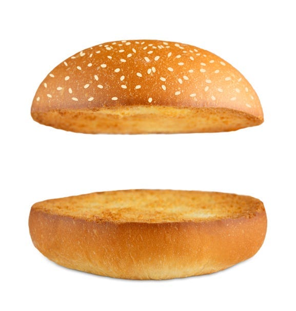 empty burger