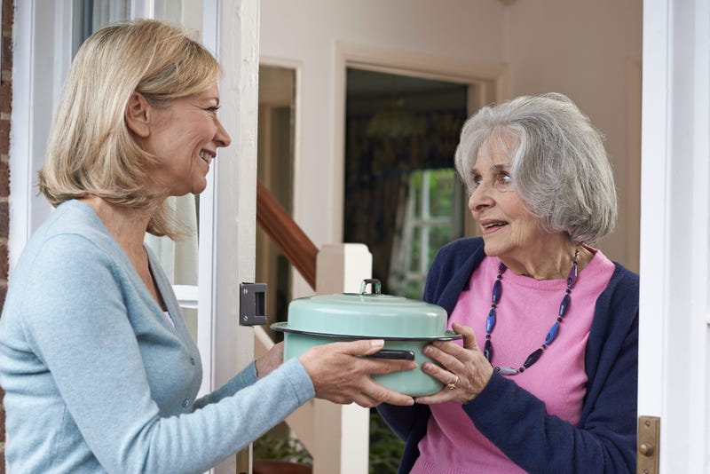 Meal delivery service for senior citizen