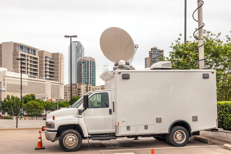 Broadcast Vehicle, News Van