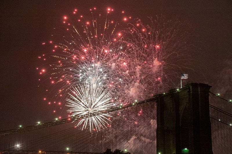 Macy's fireworks in 2016