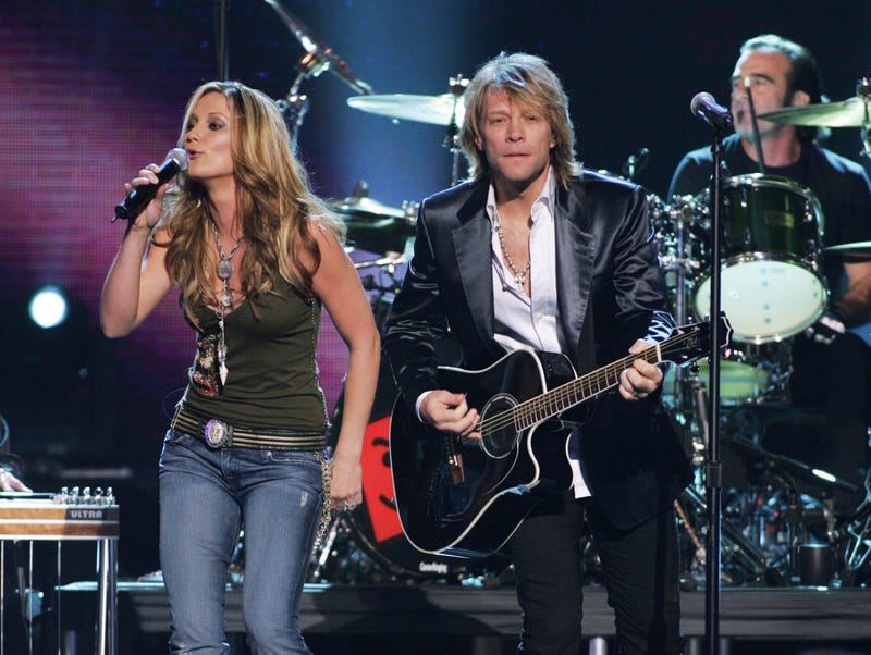 Jon Bon Jovi and Jennifer Nettles