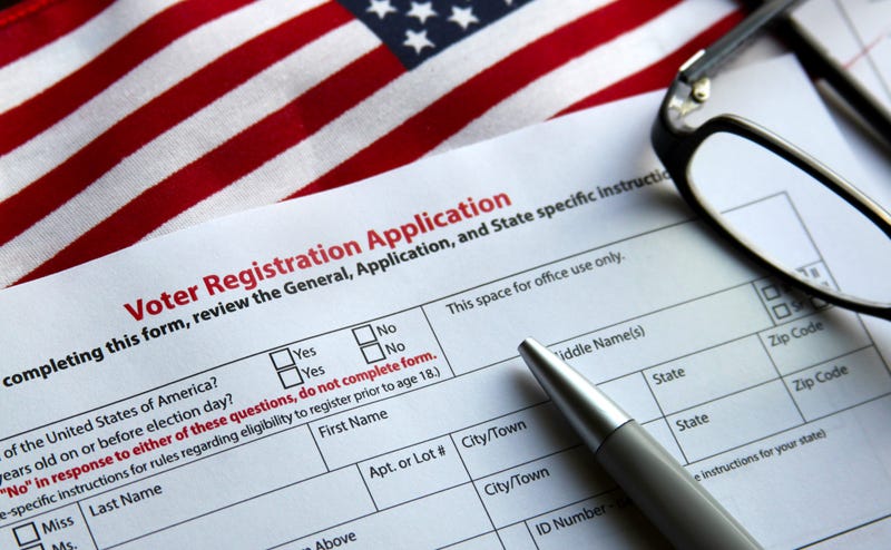 voter registration application
