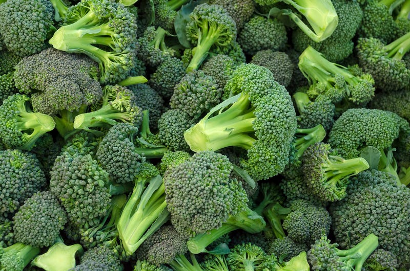 Pile of fresh broccoli