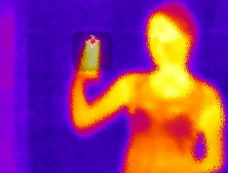 Thermal Camera, Woman