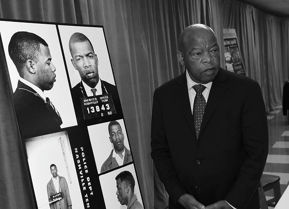 Congressman/Civil Rights Icon John Lewis views.