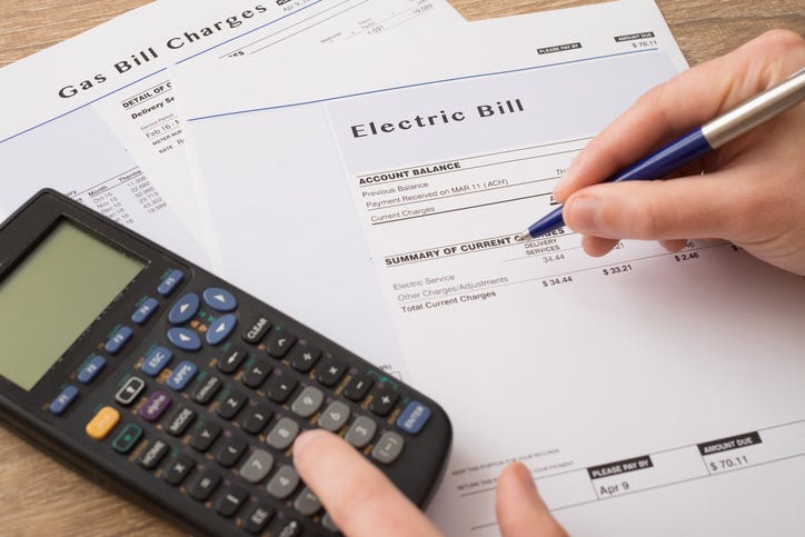 Electric bill.