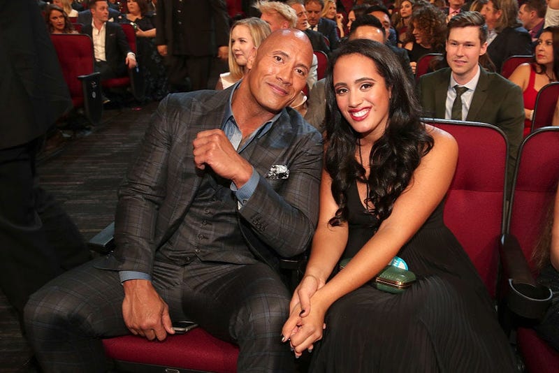 The Rock And His Daughter