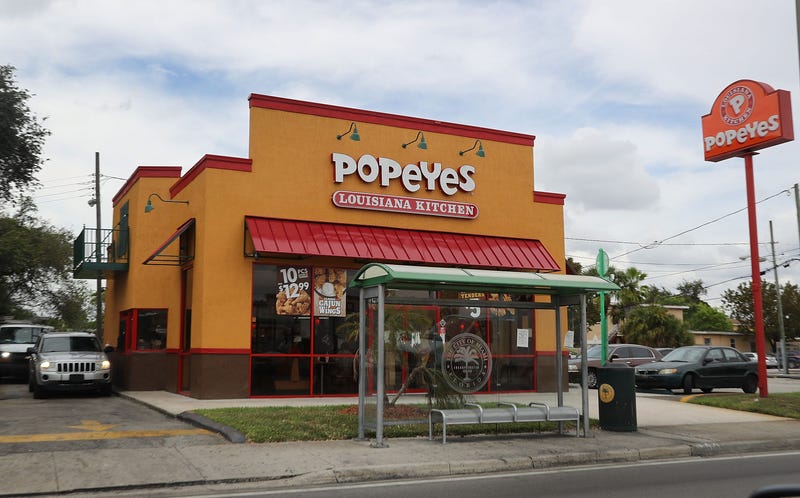 Popeye's Restaurant Exterior