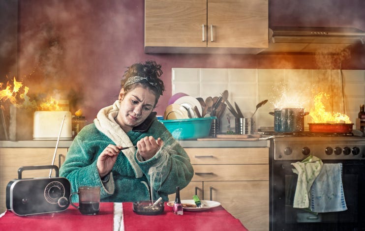 kitchen mishap