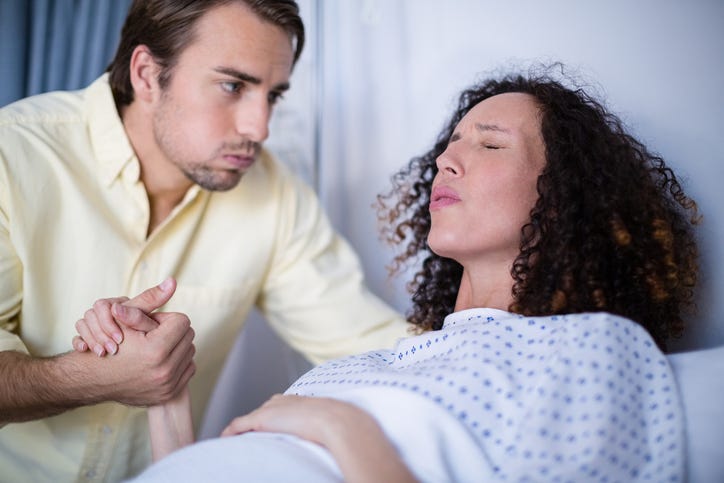 Couple in Labor