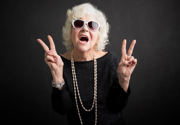 Cool Older Woman