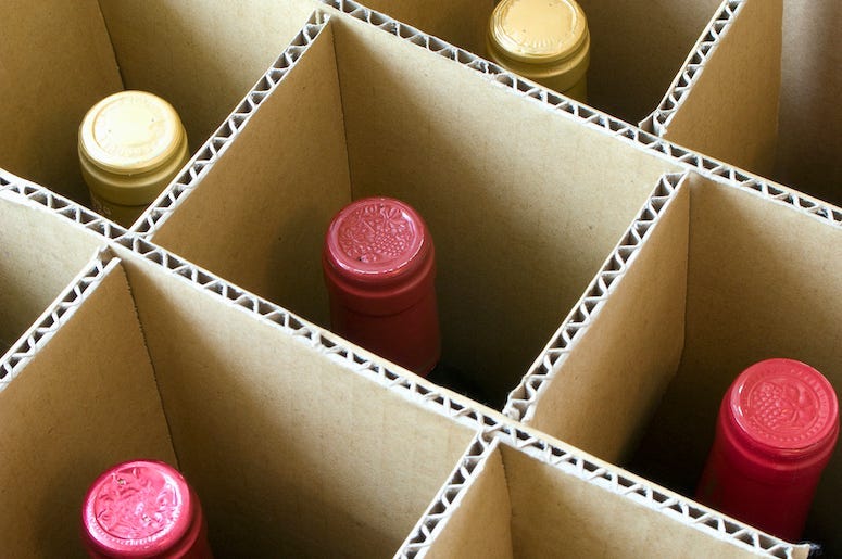 Wine, Box, Delivery, Package