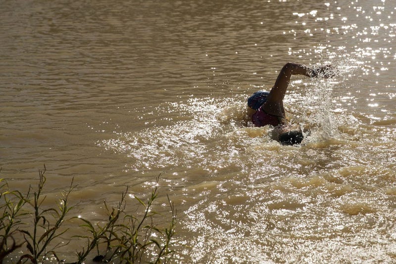 Swimming in Creek