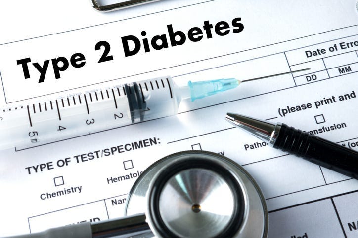 Type 2 diabetes. 