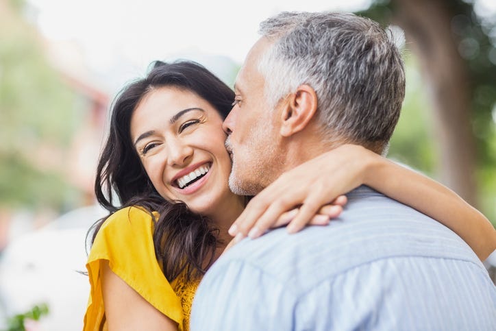 Older Man with Younger Woman