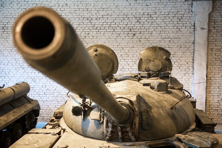 Soviet, Combat Tank, T-55, Tank, Cold War, Russia, Hangar, Missile