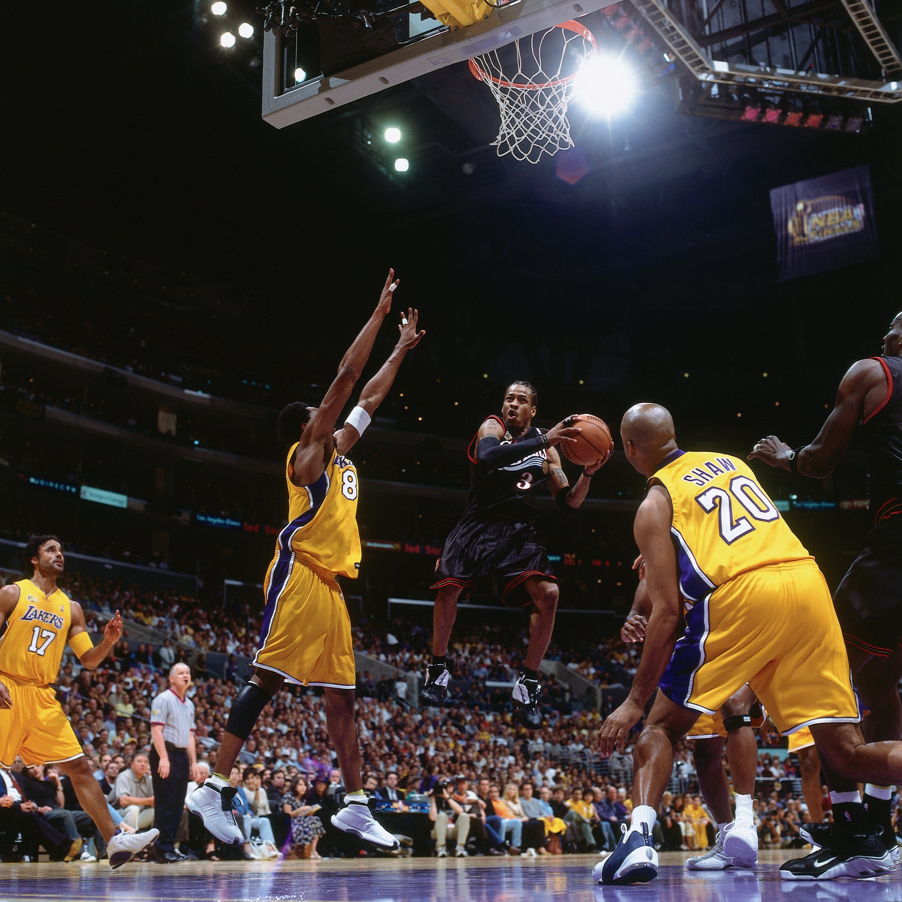 Philly Sports Playback: Allen Iverson, 76ers shock Lakers, image size:3000x3000