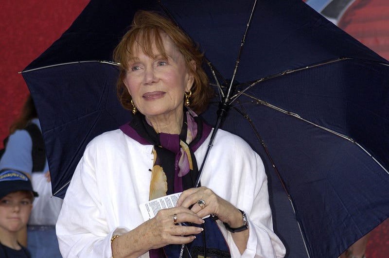 Katherine Helmond, voice of Lizzie, attends the world premiere screening of the Disney and PIXAR movie 'Cars' a