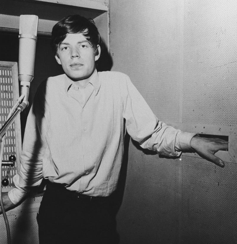 An early portrait of Rolling Stones singer Mick Jagger, circa 1963.